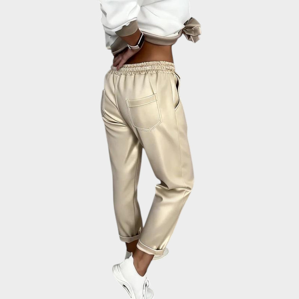 Chic Cardigan & Tailored Pants Set