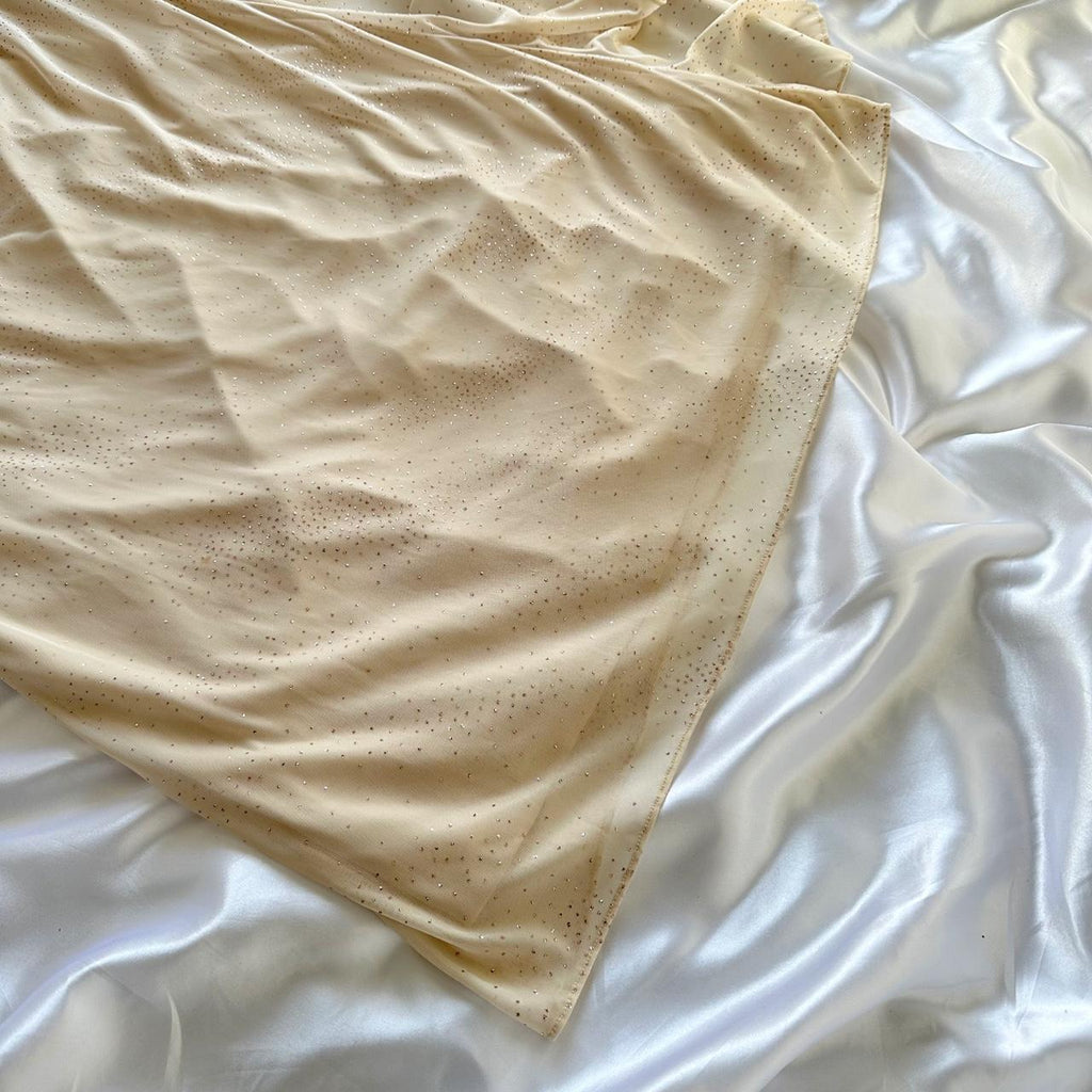 & Other Stories Women's Cream and Gold Dress