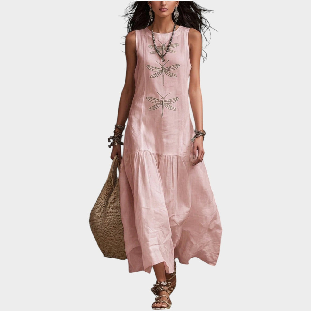 Dragonfly Breeze Midi Dress