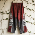 Women's Celtic Knot Lace Art Comfort Casual Pants