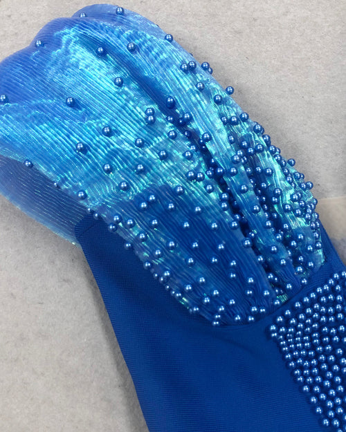 Bardot Pearl Maxi Dress Blue