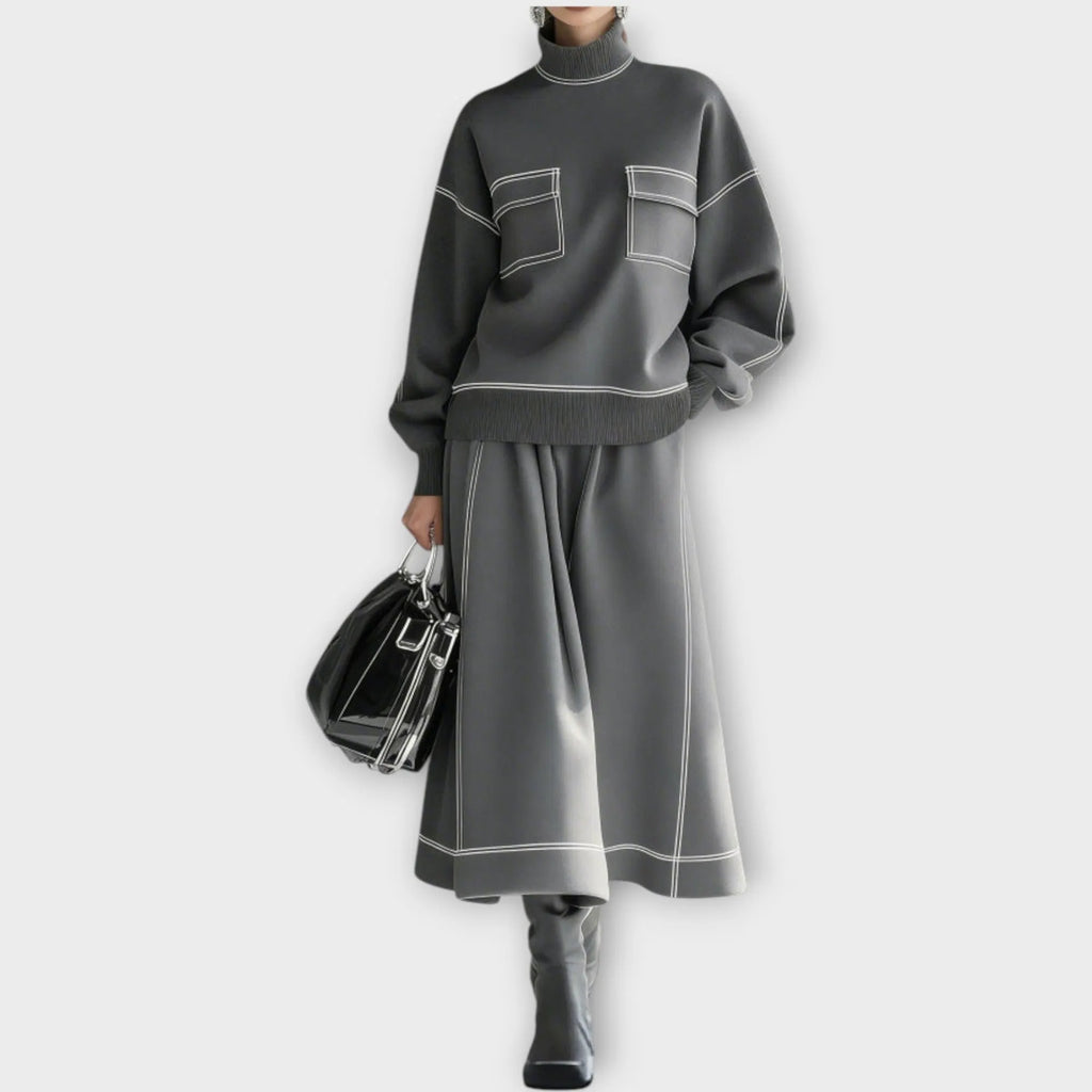 Chic Minimalist Two-Piece Set