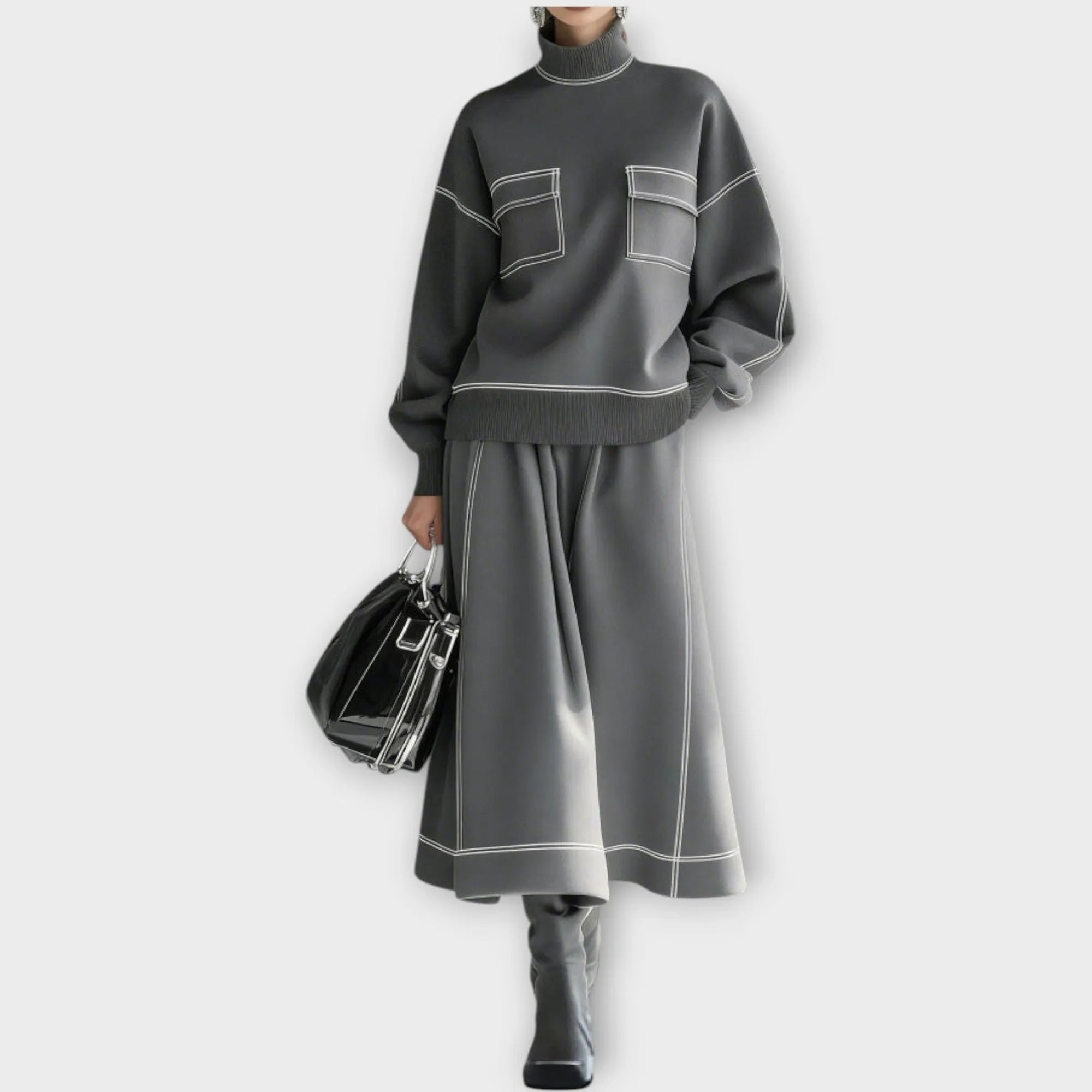 Chic Minimalist Two-Piece Set