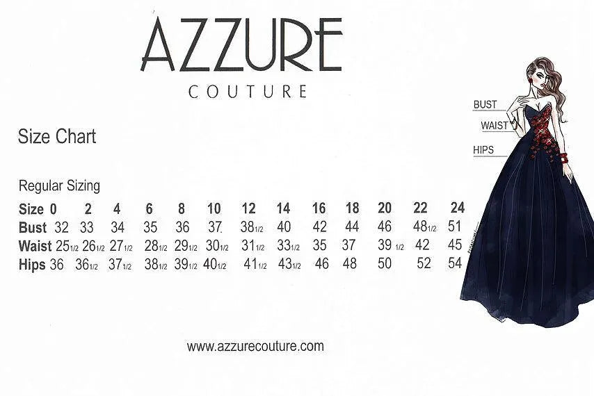 Evening Gown by AZZURE COUTURE FM1069