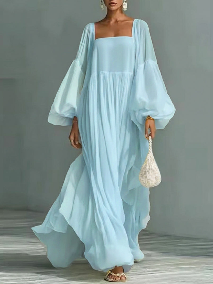 Loose Cozy And Flowy Maxi Dress