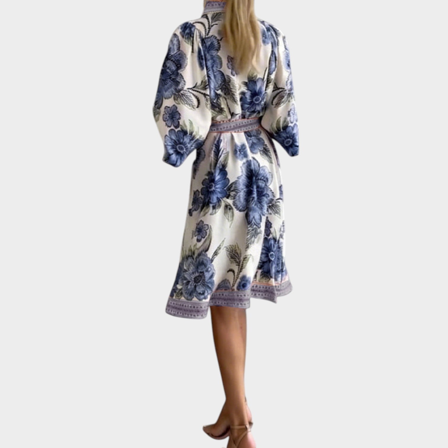 Floral Button-Up Midi Dress