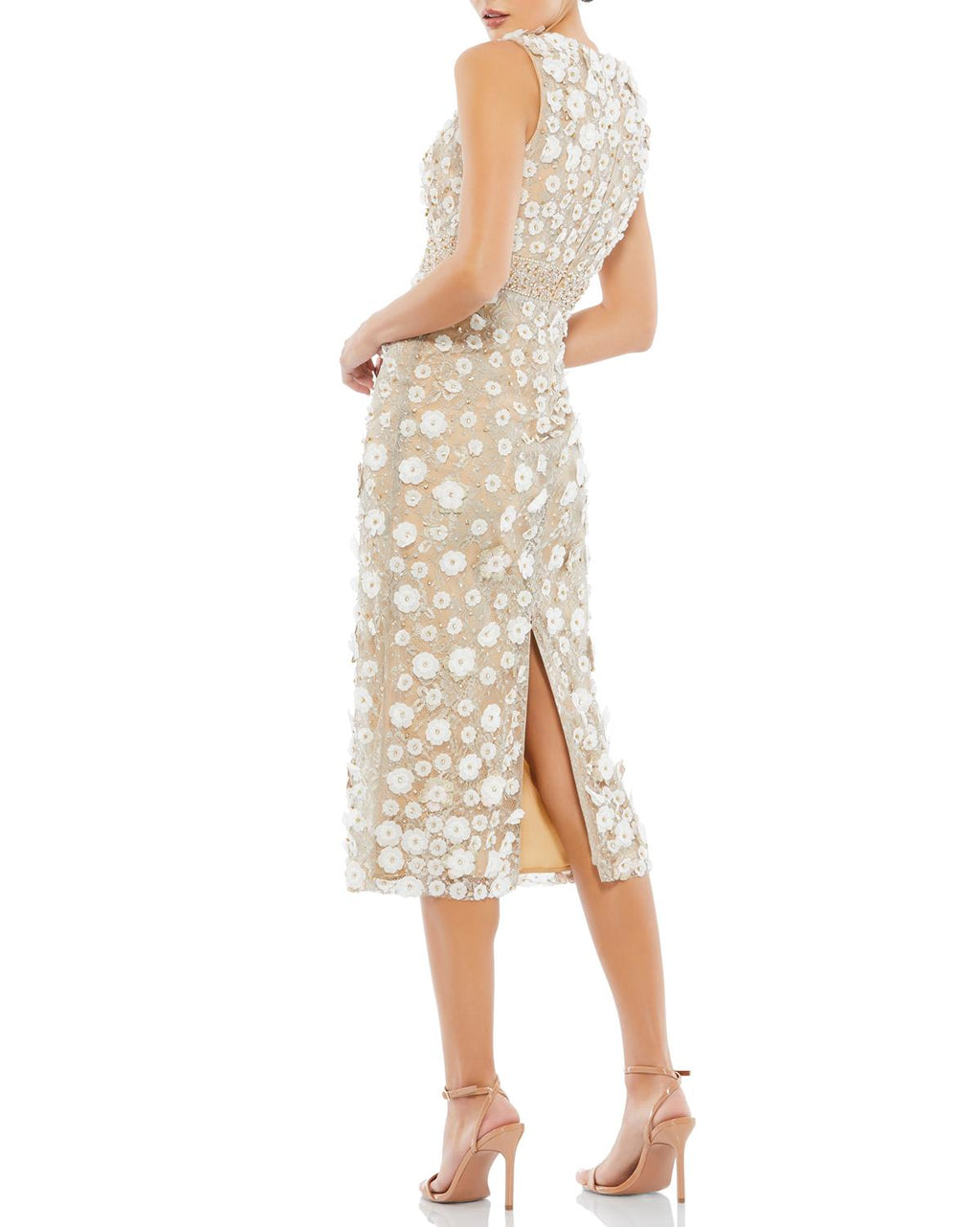 Applique Midi Dress