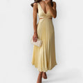 Midi Dress in Satin