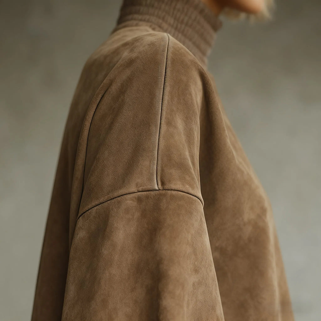 Women's Autumn And Winter New Western Retro Suede Dress