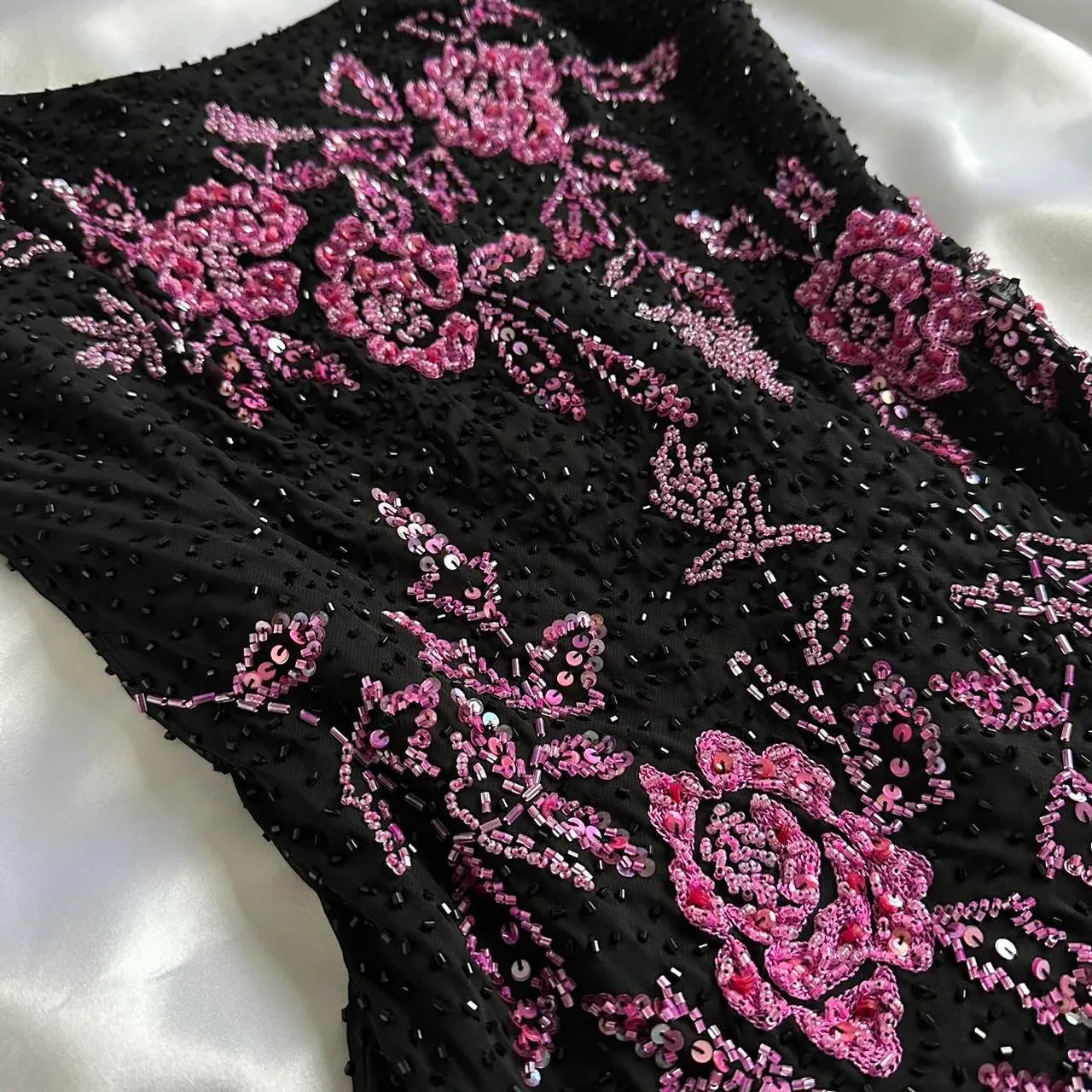 Women's Black and Pink Dress