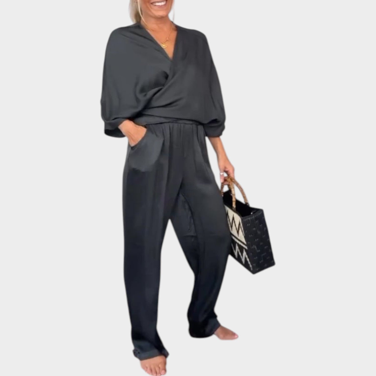 Effortless Chic Relaxed Two-Piece Set