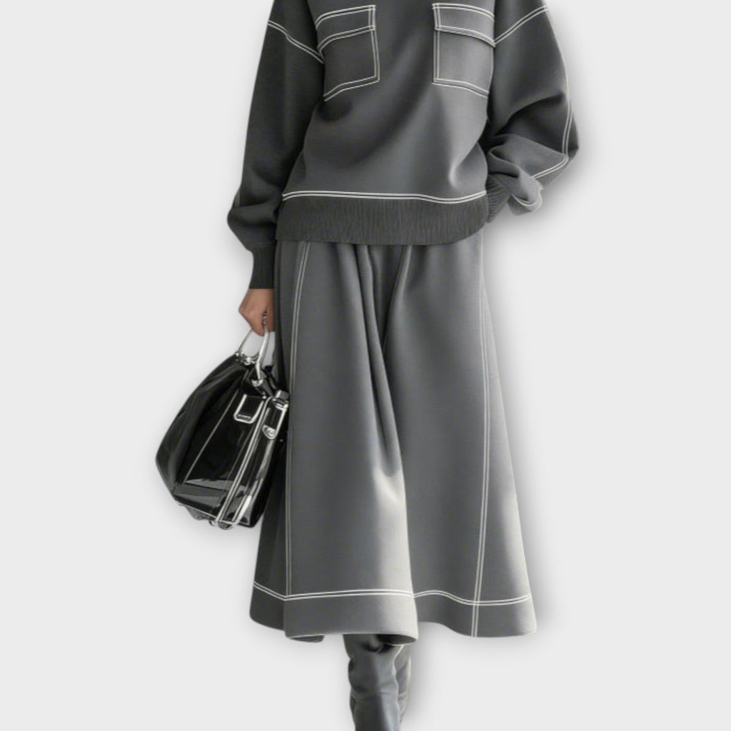 Chic Minimalist Two-Piece Set