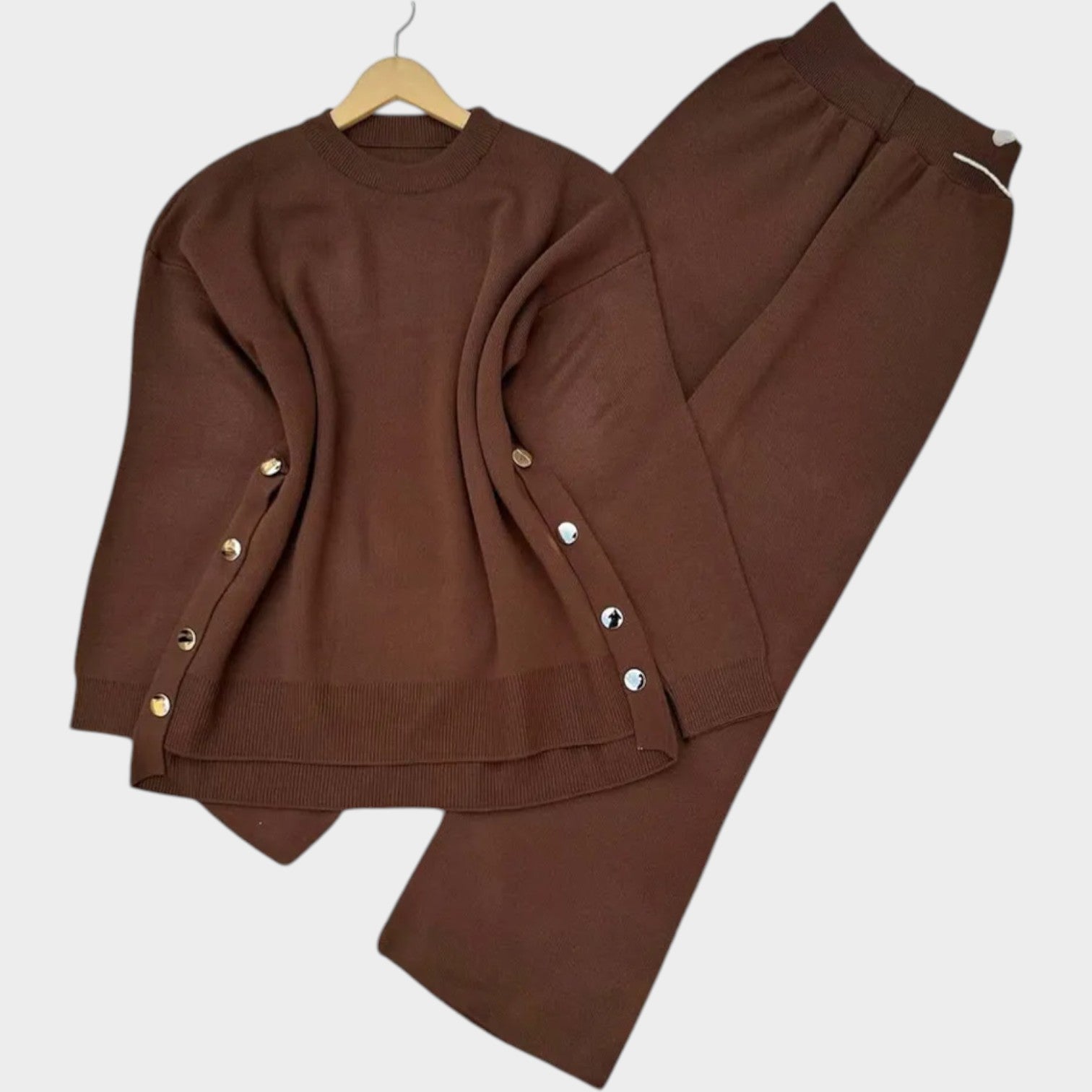 Elegant Knit Two-Piece Set