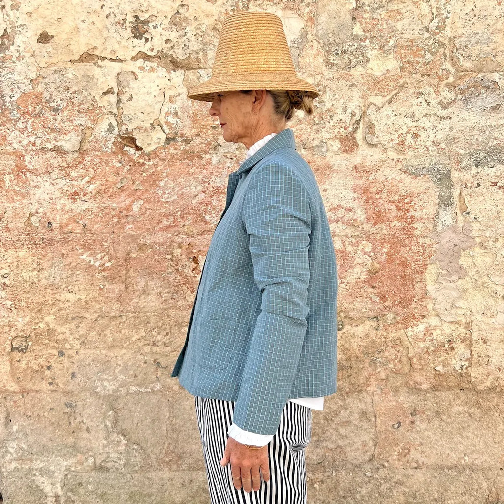 ApuntoB Jacket 1846 – Italian Linen Cotton Cropped Boxy Jacket