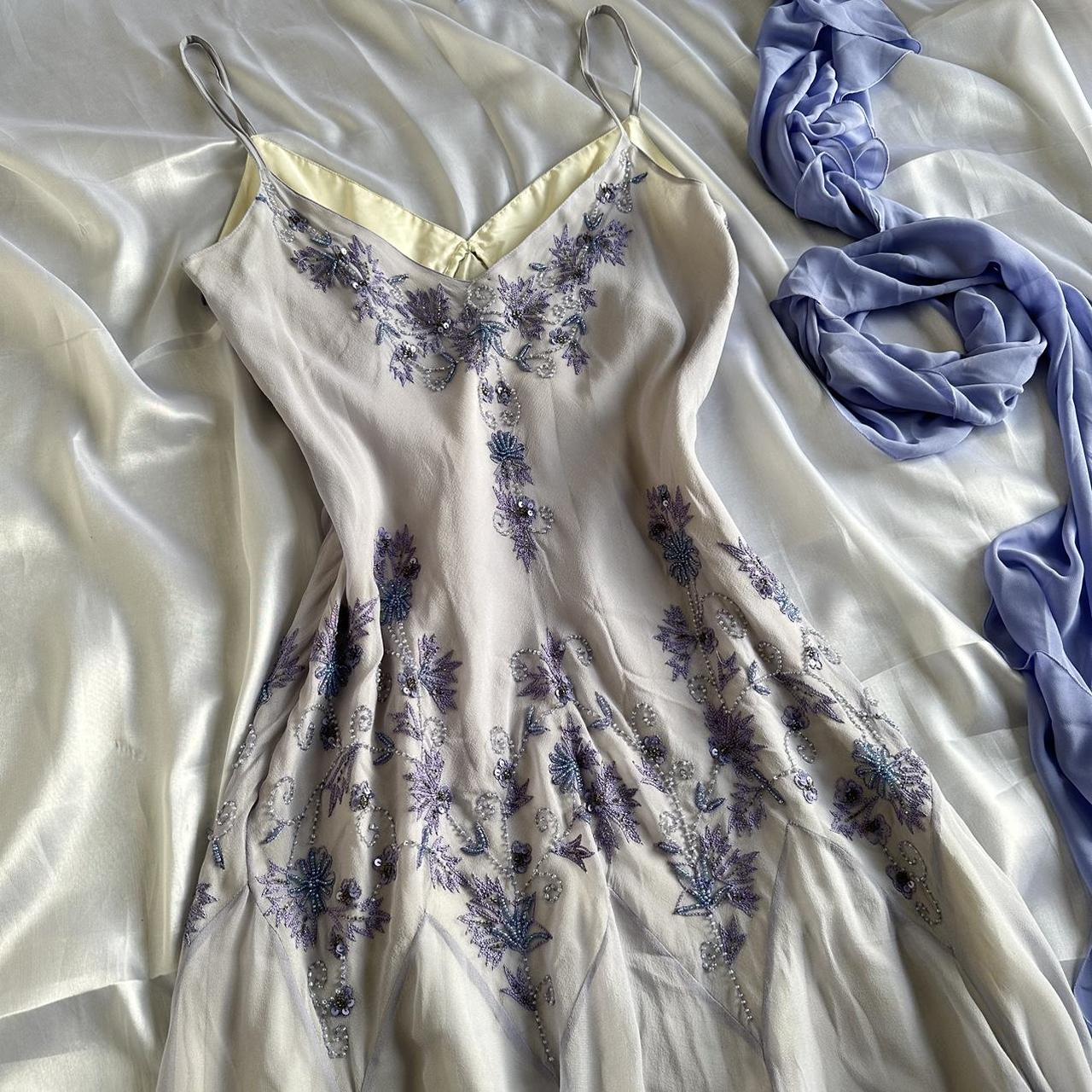 Women's Purple and Blue Dress