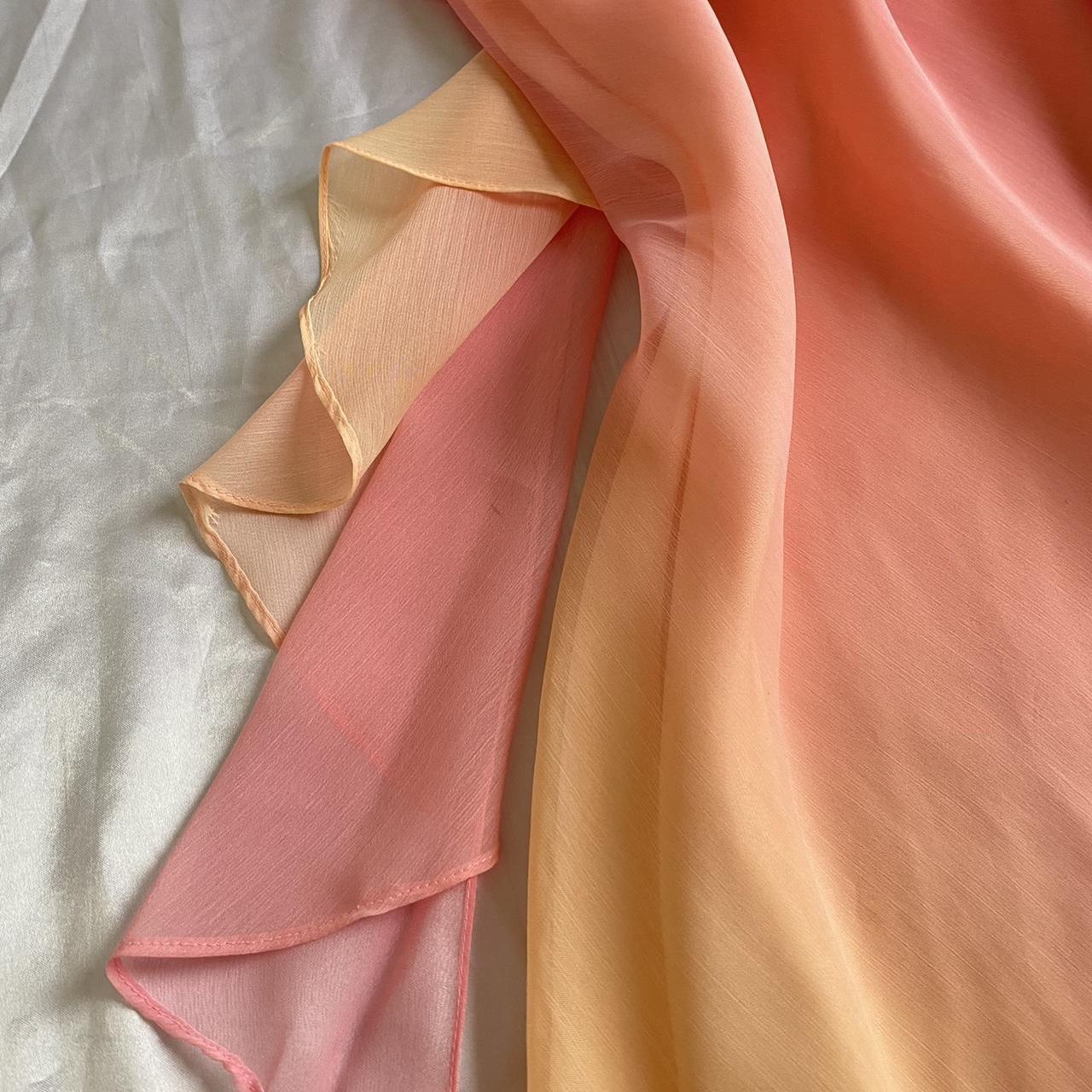 Women's Pink and Orange Dress