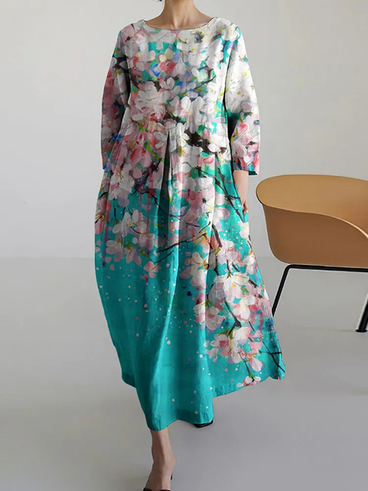 Summer Gorgeous Floral Print Women'S Dress