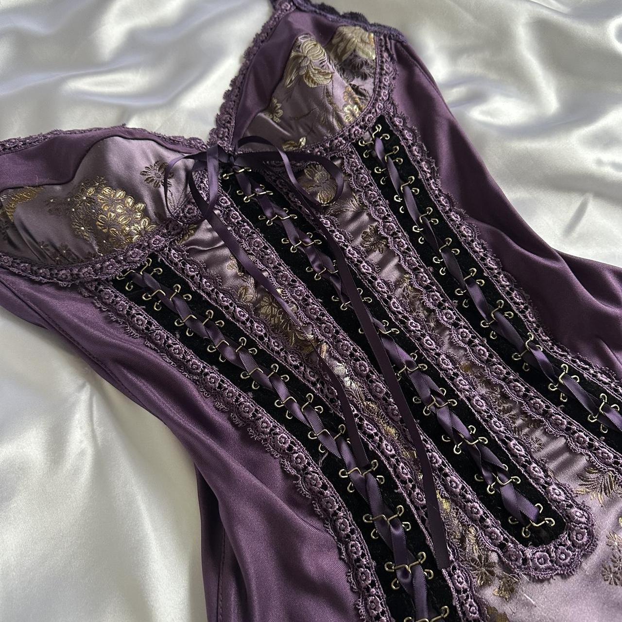 & Other Stories Women's Gold and Purple Dress