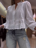 Cozy, Casual Linen And Cotton Shirt With Trim