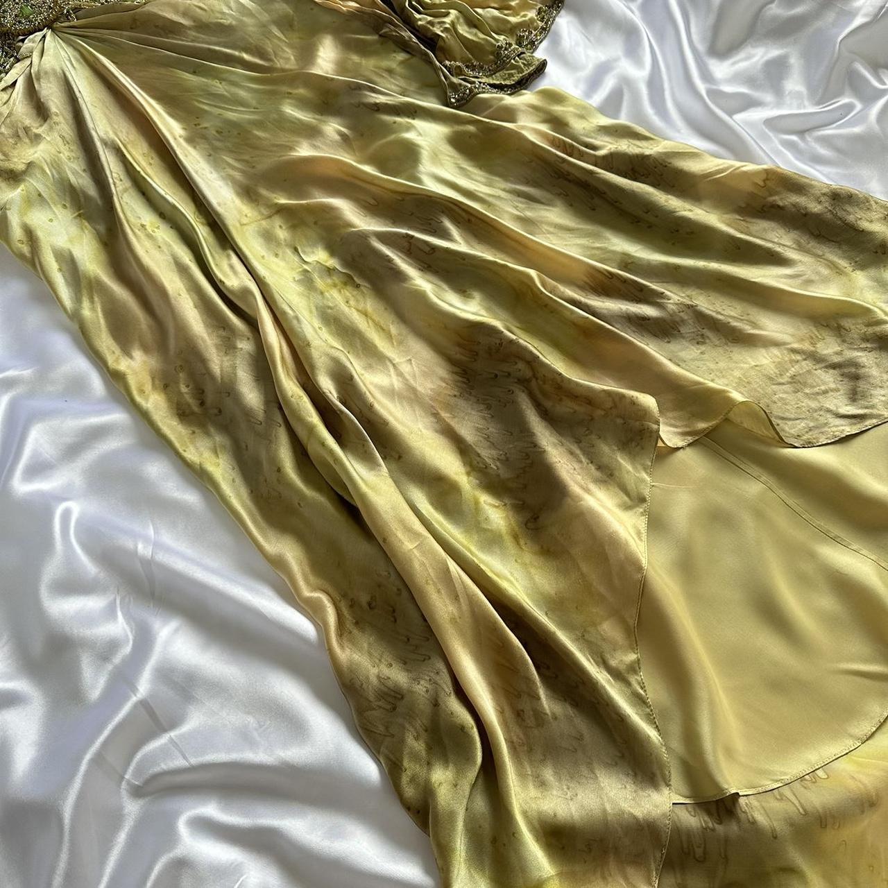 Women's Gold and Khaki Dress