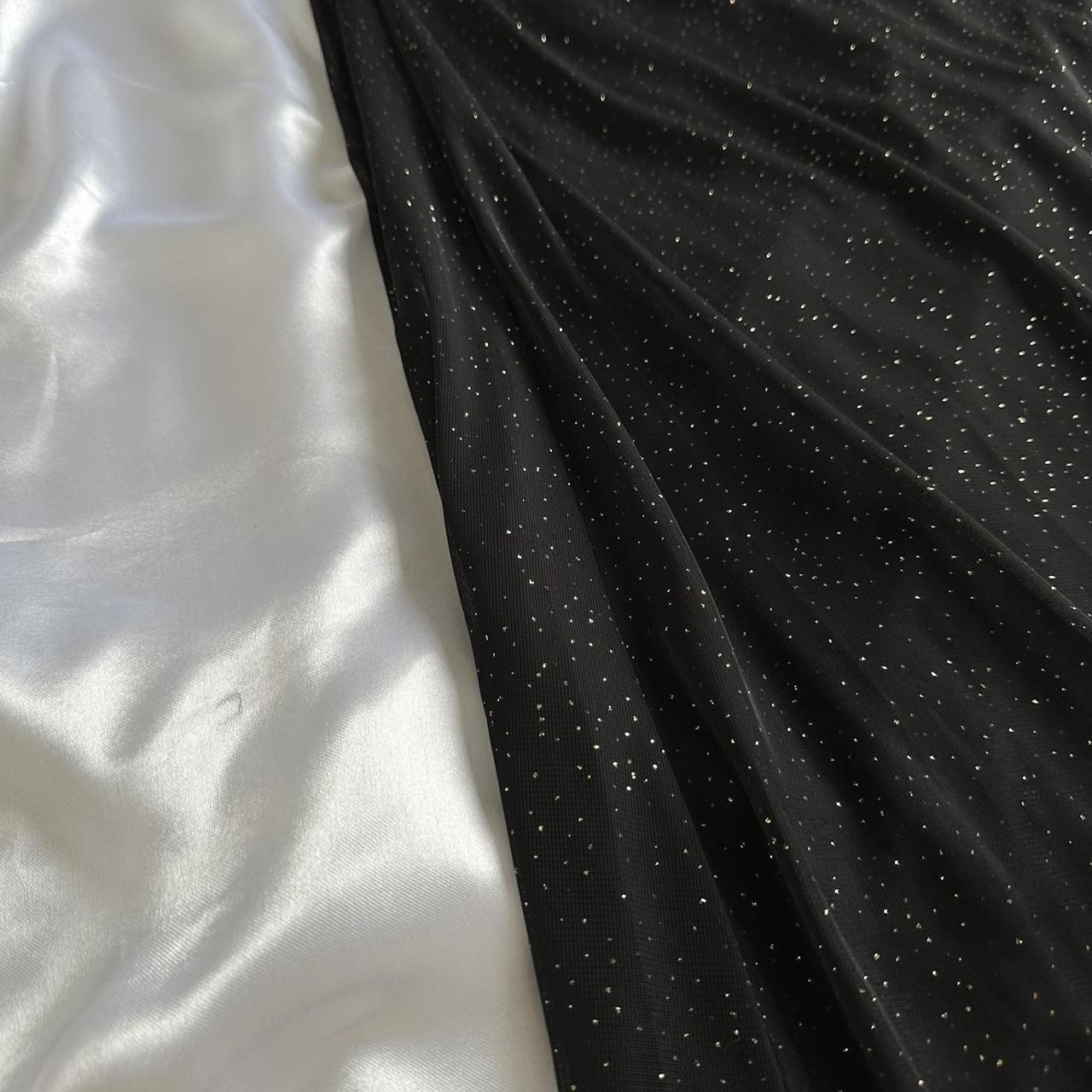 Betsy & Adam Women's Black and Gold Dress
