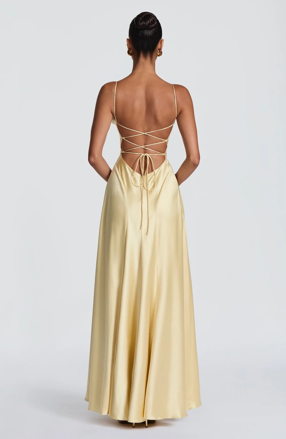 Butter Yellow Chiffon Maxi Dress Collection