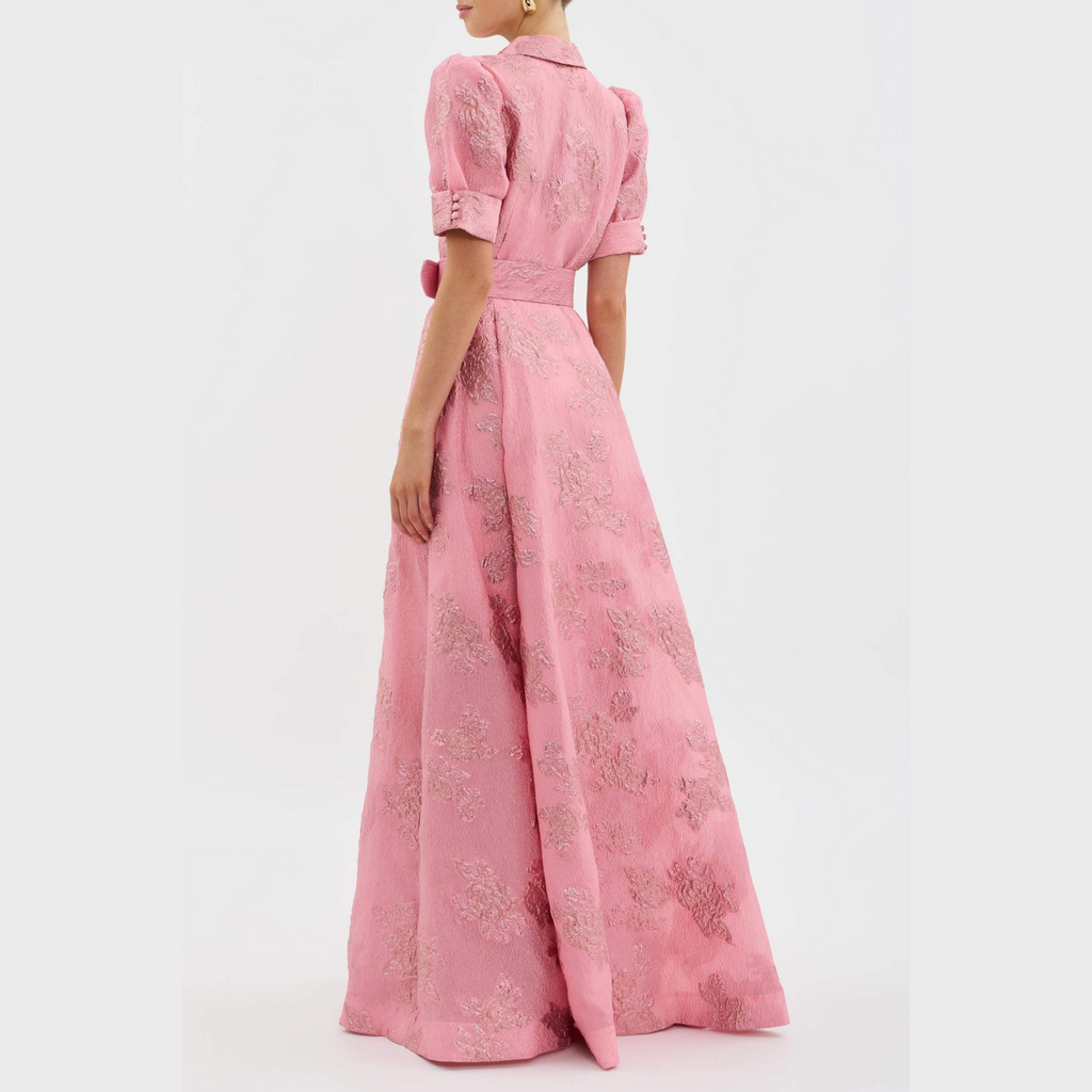 Beatriceâ¢ | Pink Dress with Balloon Sleeves
