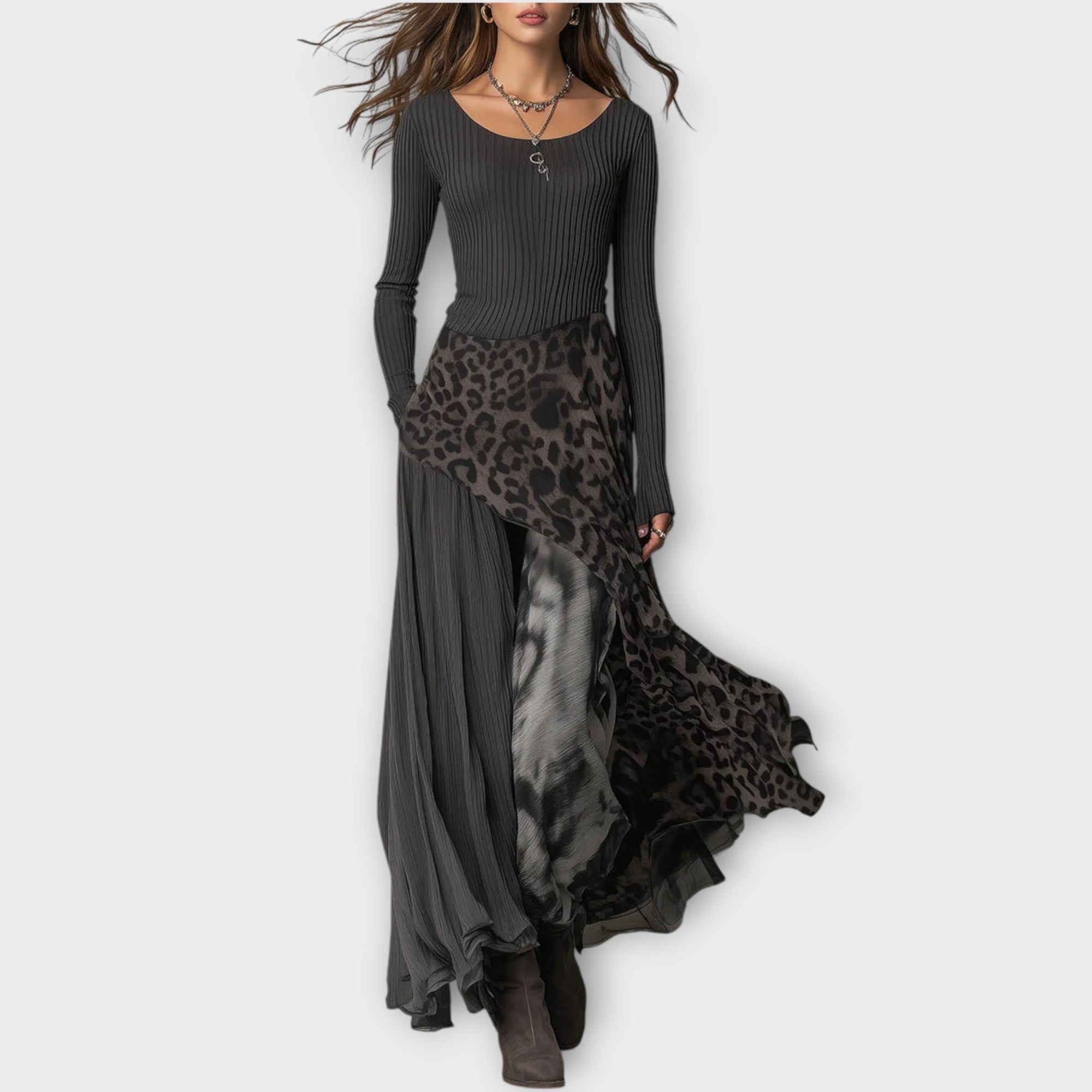 Wild Elegance Maxi Dress