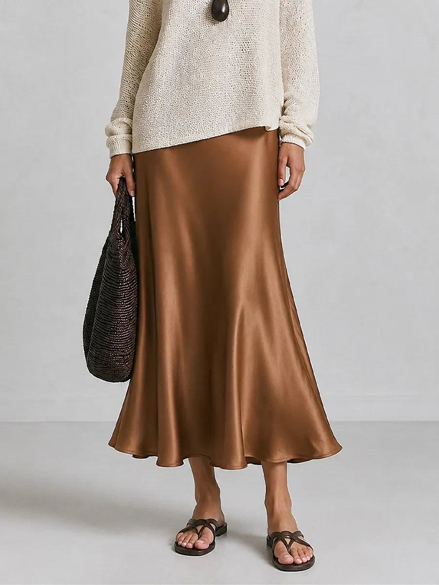 Slouchy One-Shoulder Long Sleeve Knit Pullover