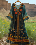 Summer Vacation Lace Embroidery Dress 3d69