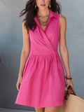 Bohemian Rose Red Mini Dress
