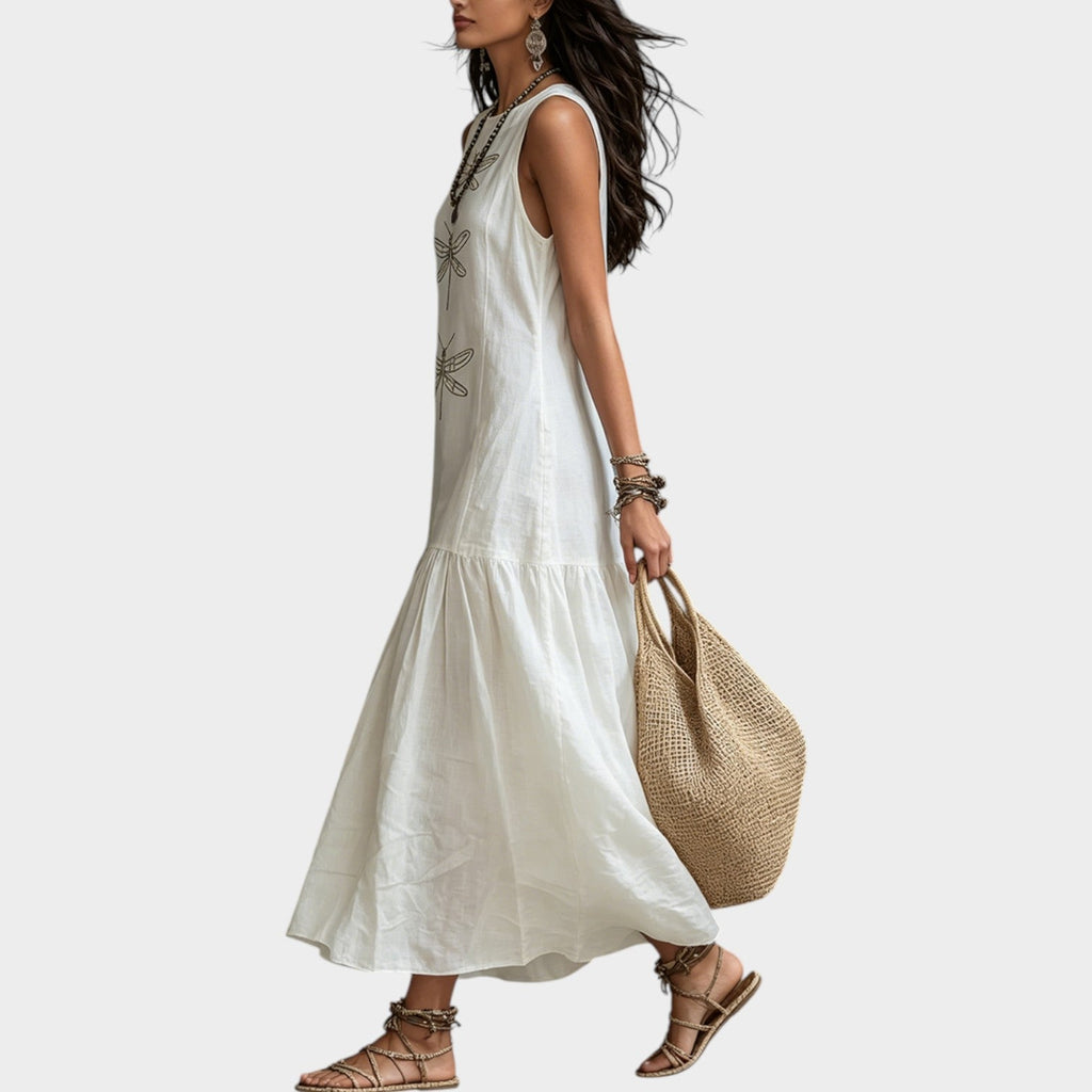Dragonfly Breeze Midi Dress