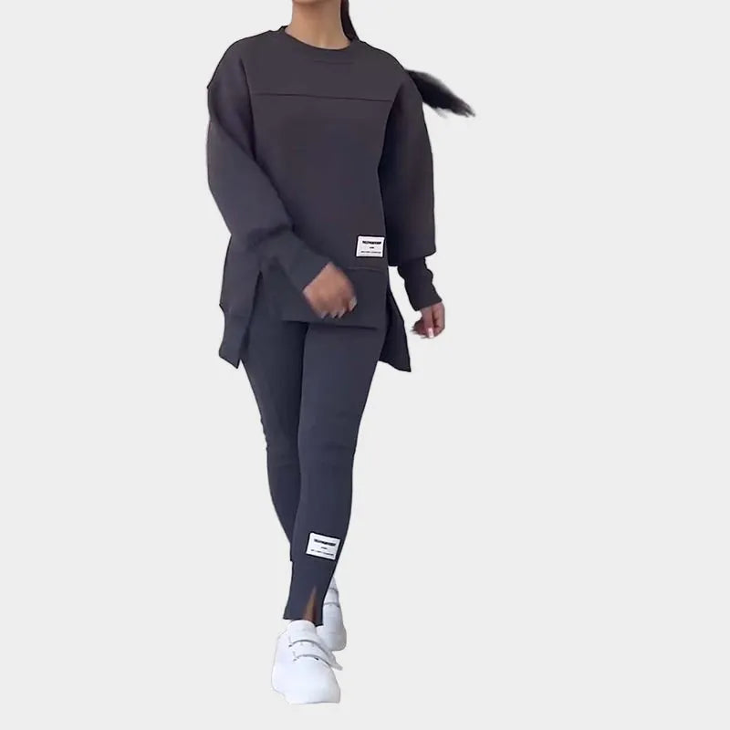 Women's Hoodie Set with Leggings and Modern Comfort