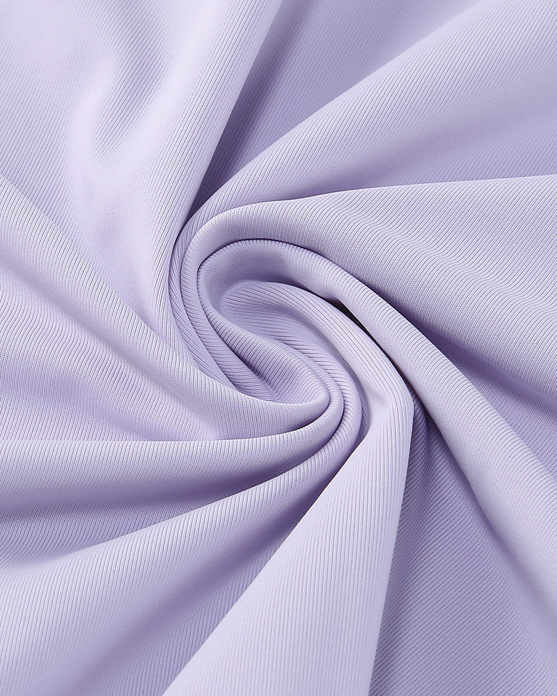 Bow Detail Cut Out Maxi Dress Lavender