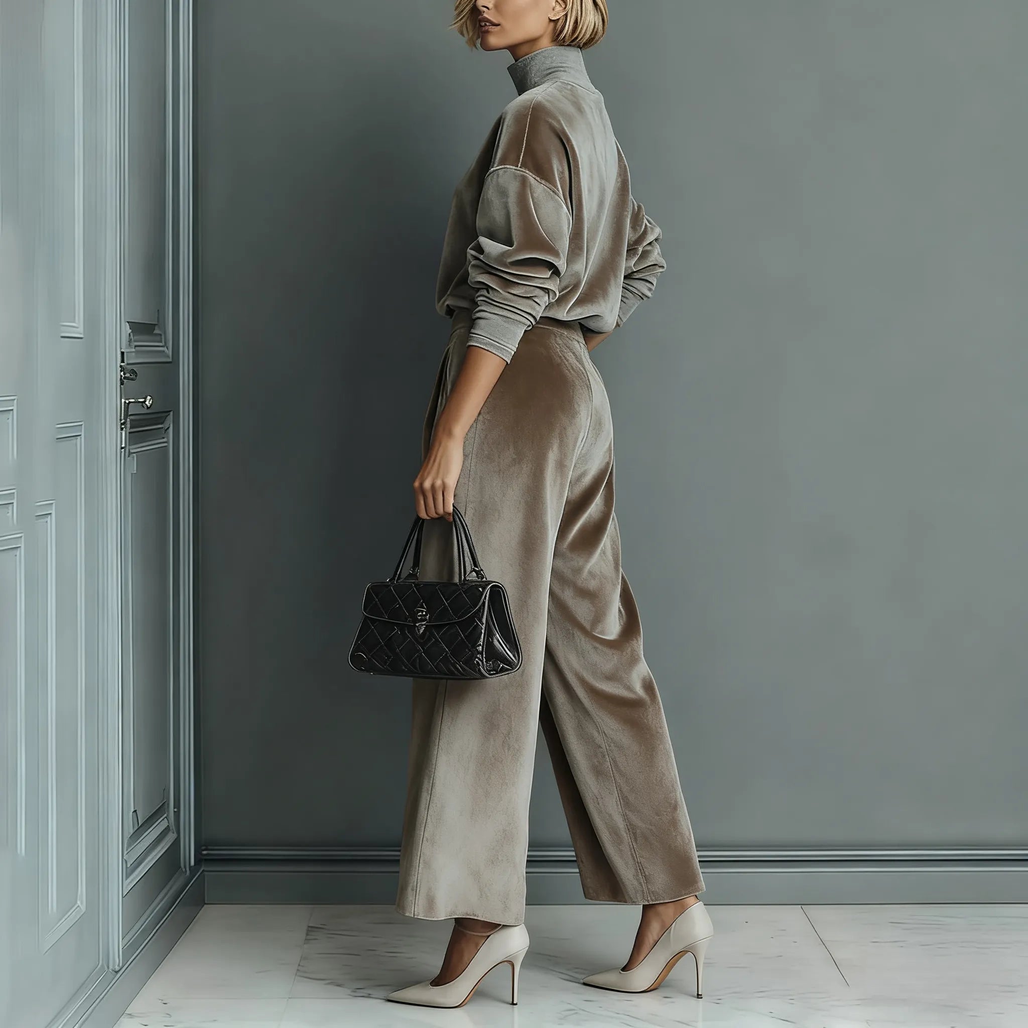 Women's Autumn And Winter Sports Casual Warm Velvet Suit