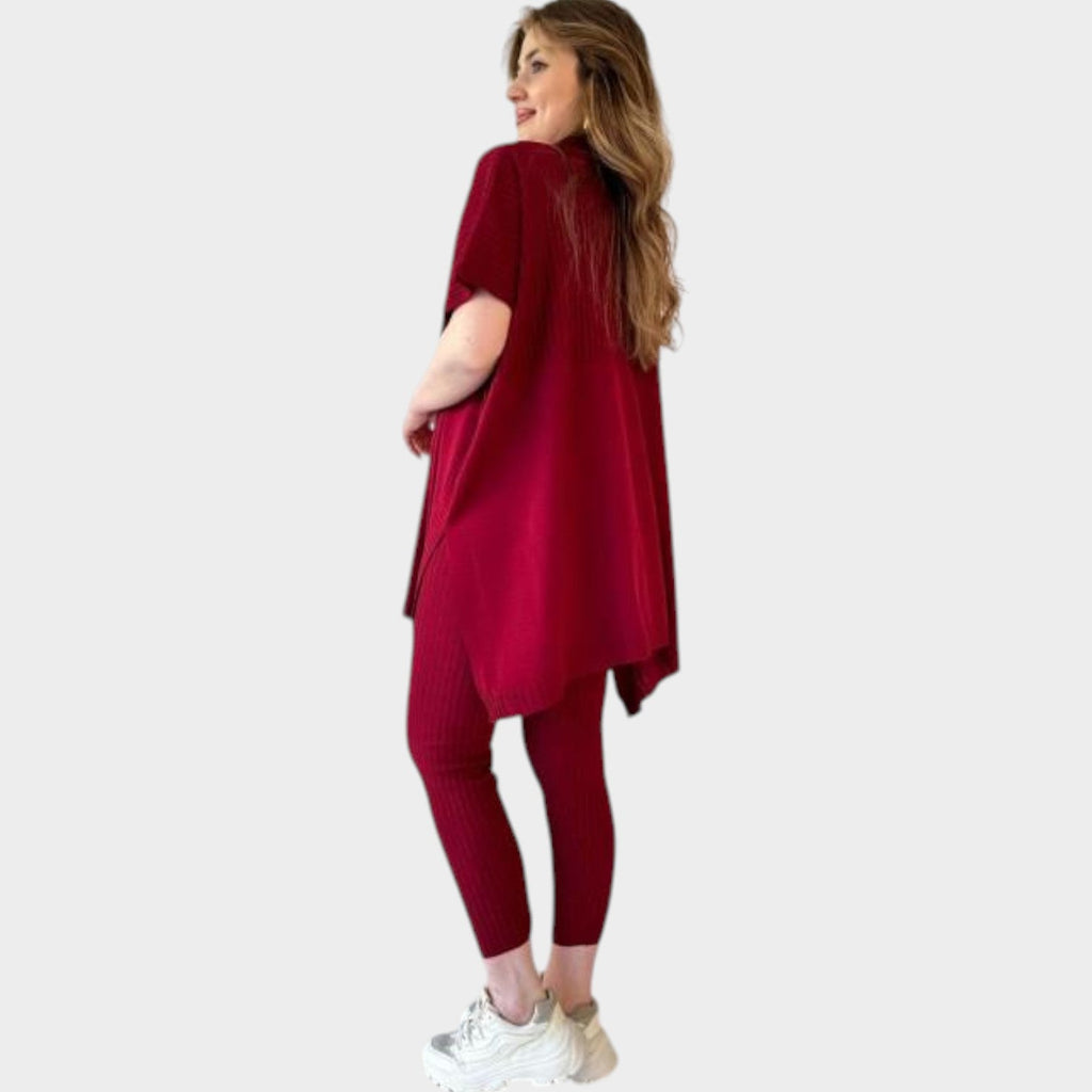 Ribbed Lounge Tunic Set