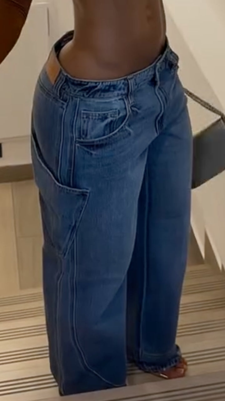 Women's  Oversized Baggy Denim Jeans