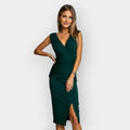 Evening Dress with Pleats
