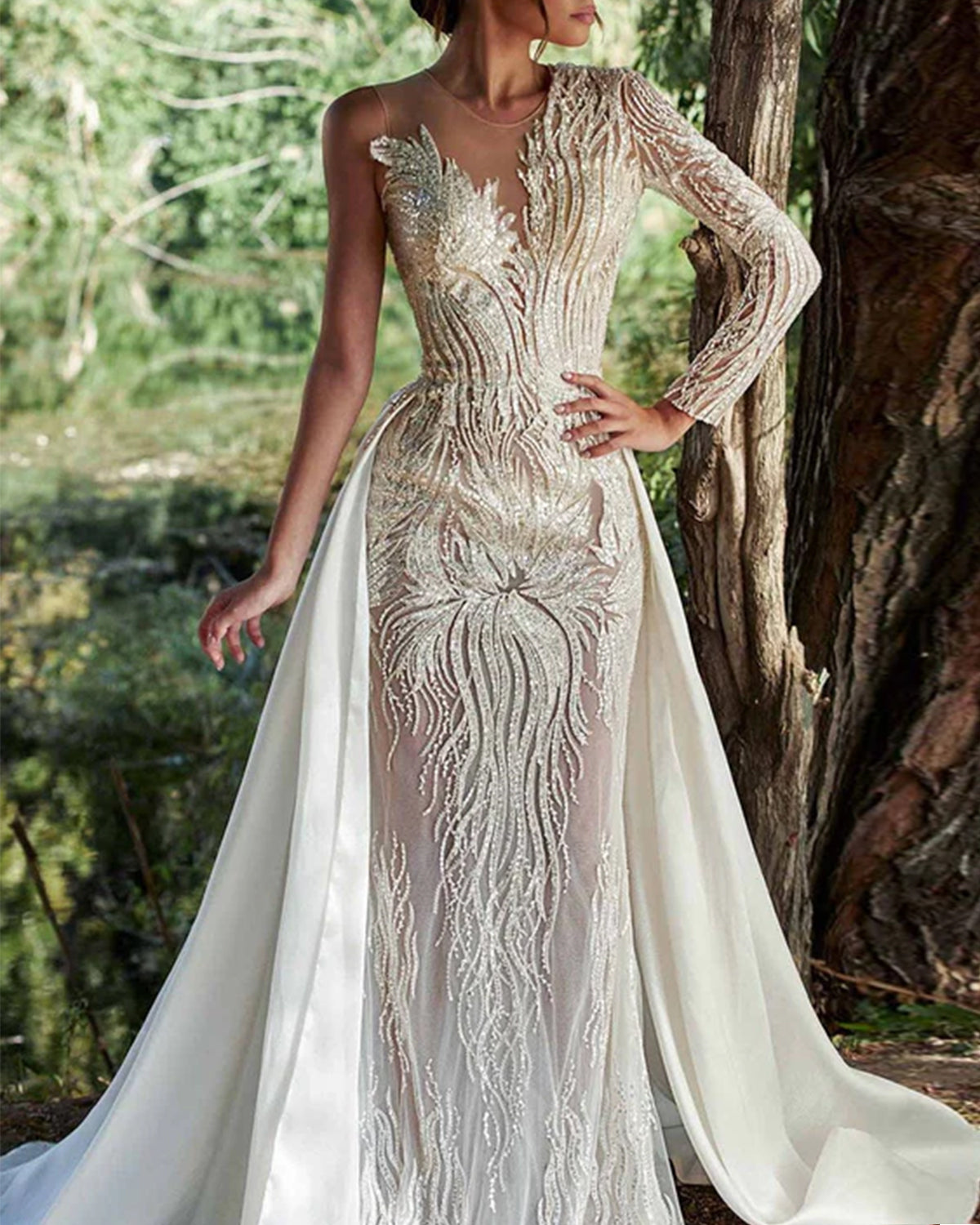 Sexy V-neck Sequin Mesh Dress