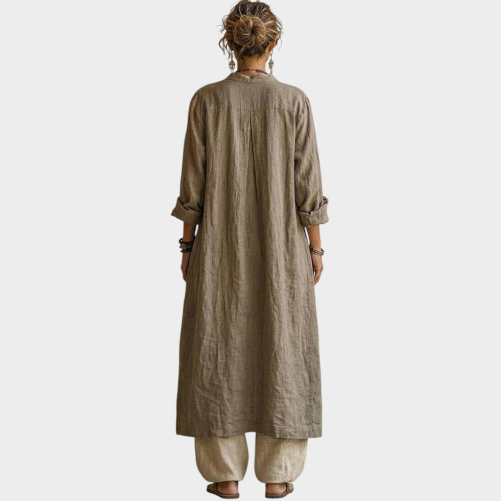 Layered Boho Linen Outfit Set