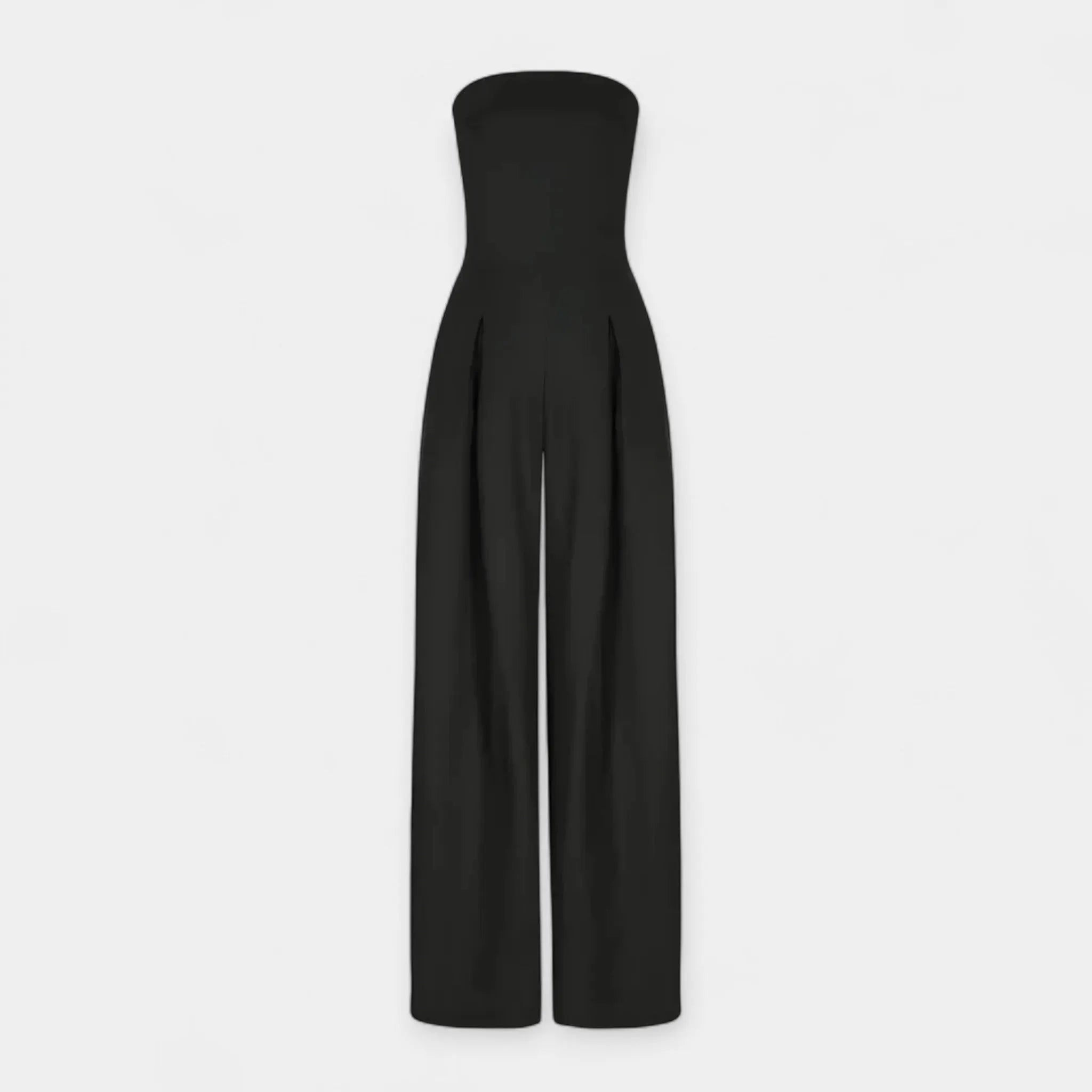 Strapless Jumpsuit with Corset