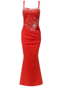 Crystal Maxi Dress Red