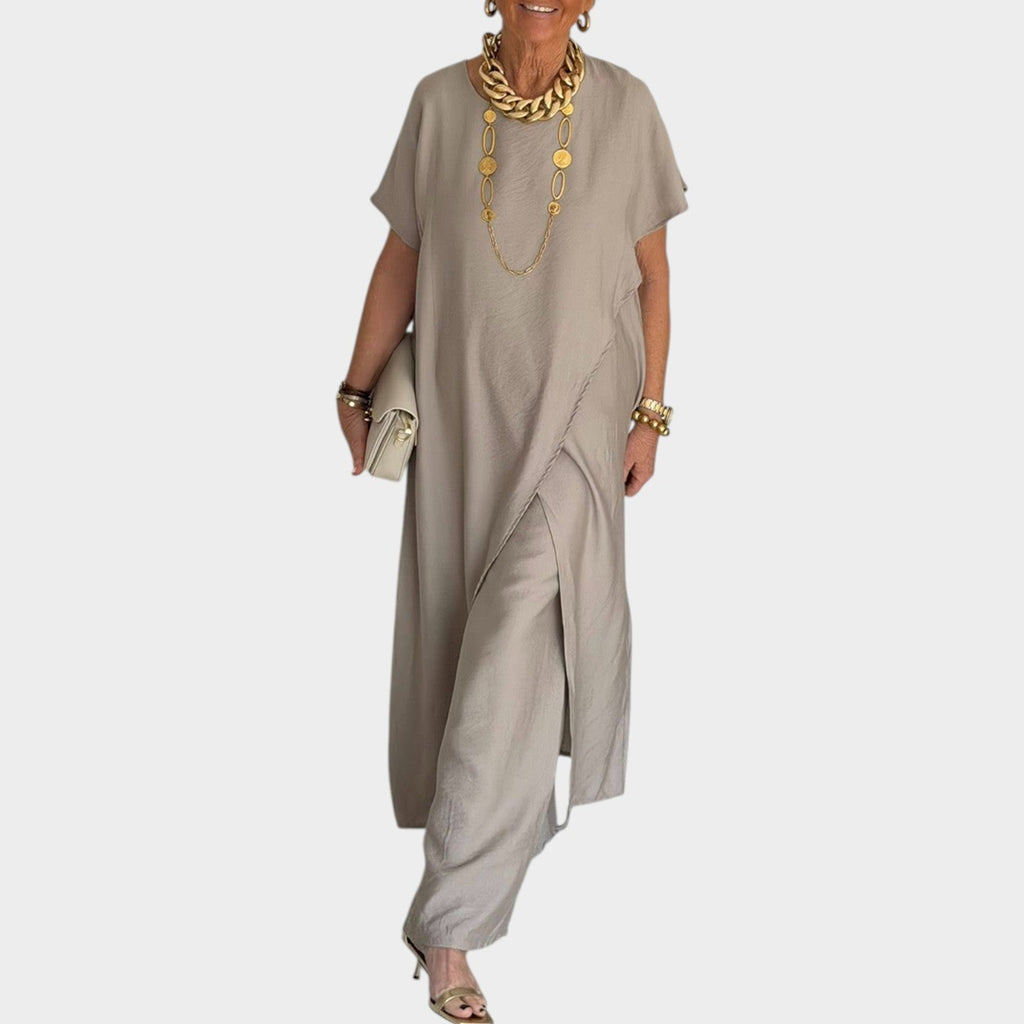 Relaxed Wide-Leg Matching Set