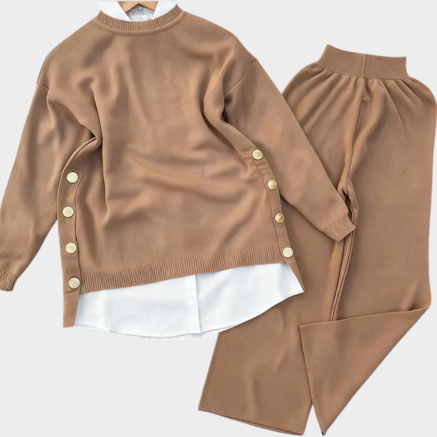 Elegant Knit Two-Piece Set