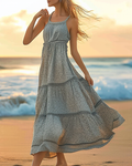 Summer original seaside resort dress 531e