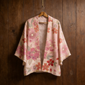Japanese Art Style Cherry Blossom Pattern Cardigan