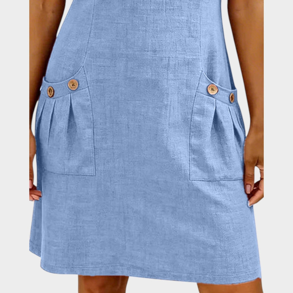 Everyday Zip-Front Mini Dress