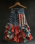 Summer Casual Independence Day Themed Skirt ba15