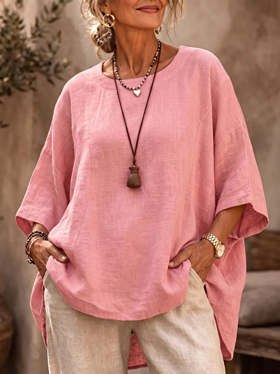 Cozy Casual Batwing-sleeve Shirt