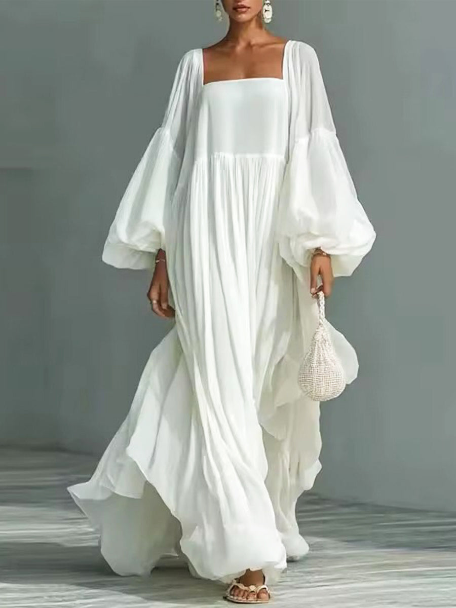 Loose Cozy And Flowy Maxi Dress